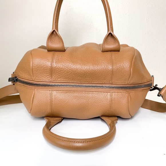 Status Anxiety As She Pleases Bag Tan Crossbody Handbag Medium Purse - Picture 8 of 11